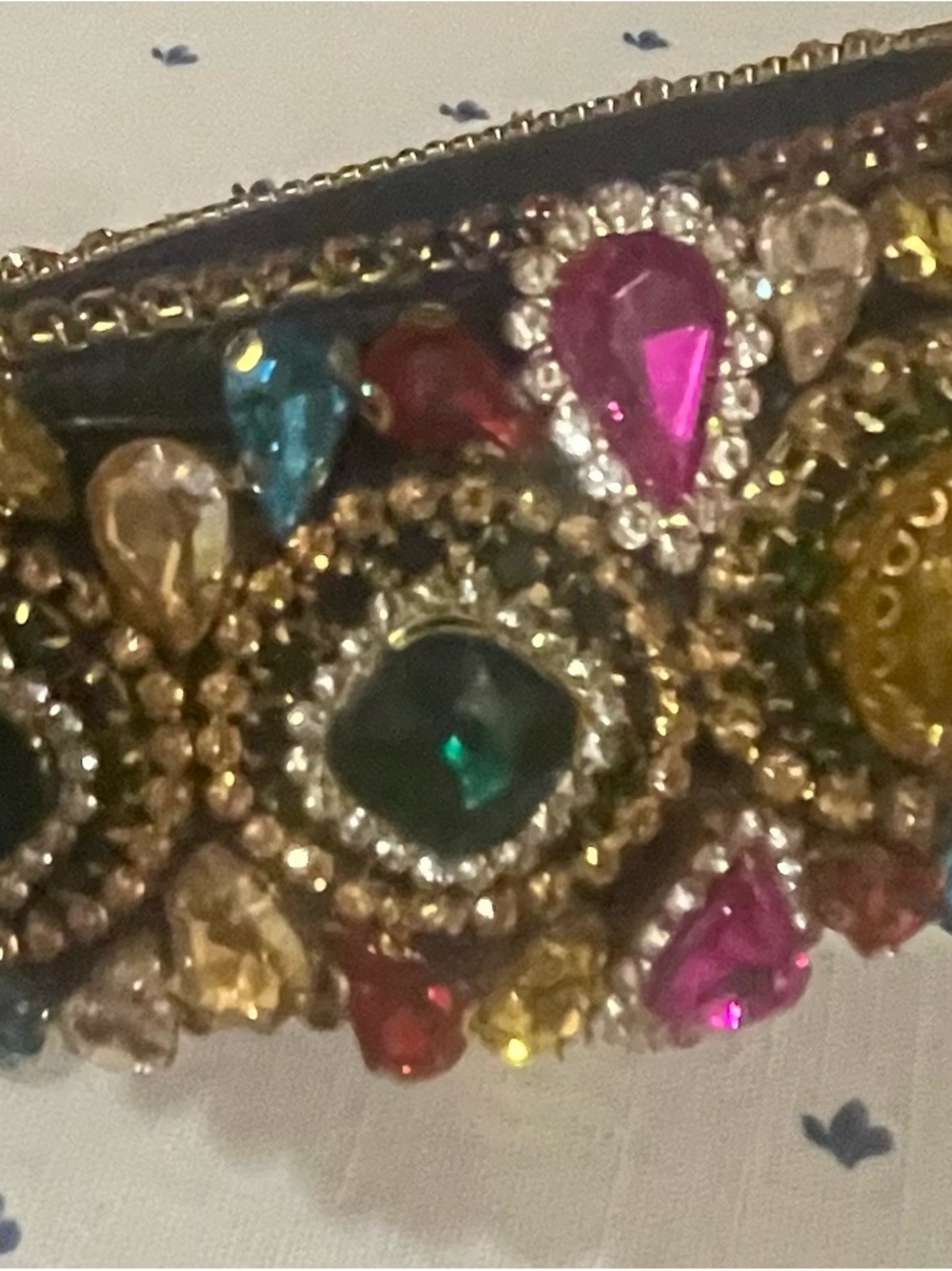 Embellished Jeweled Headband - Multicolor - Picture 5 of 5